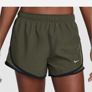 Nike Women's Dark Green Athletic Shorts